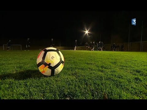 Canet-en-Roussillon (66) : l'équipe de foot en préparation du match de 32e de finale