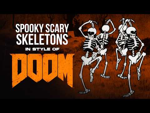 SPOOKY SKELETONS in style of DOOM (Cover by Andy Strider)