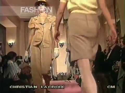 "Cristian Lacroix" Spring Summer 1990 Paris pret a porter women by Canale Moda