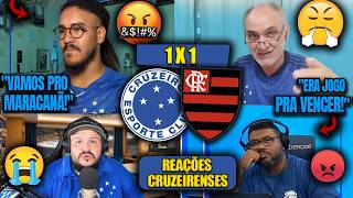 REAÇÕES dos CRUZEIRENSES - CRUZEIRO 1X1 FLAMENGO - LIBERTADORES 2026 - EMPATE RUIM PRO CABULOSO!