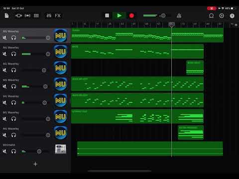 moodunits - new FUZZGUITAR & BASICBASS instruments demo / Halloween theme
