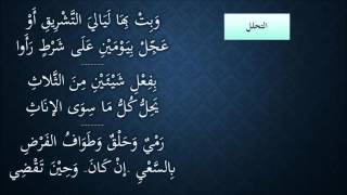 صورة النظم الجلي في الفقه الحنبلي126- شرح/ عامر بهجت (المبيت بمنى - التحلل)