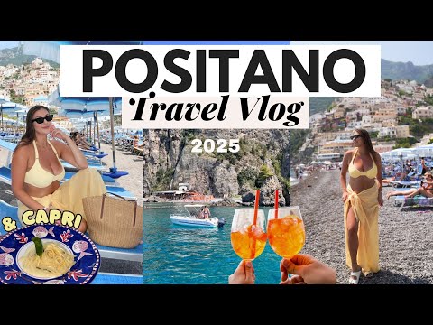 Positano Vlog 2025 🇮🇹 + Day Trip to Capri, Amalfi Coast Boat Tour + MORE