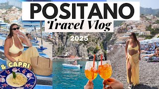 Travel vlog - Positano Vlog 2025 🇮🇹 + Day Trip to Capri, Amalfi Coast Boat Tour + MORE