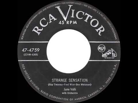 1952 June Valli - Strange Sensation