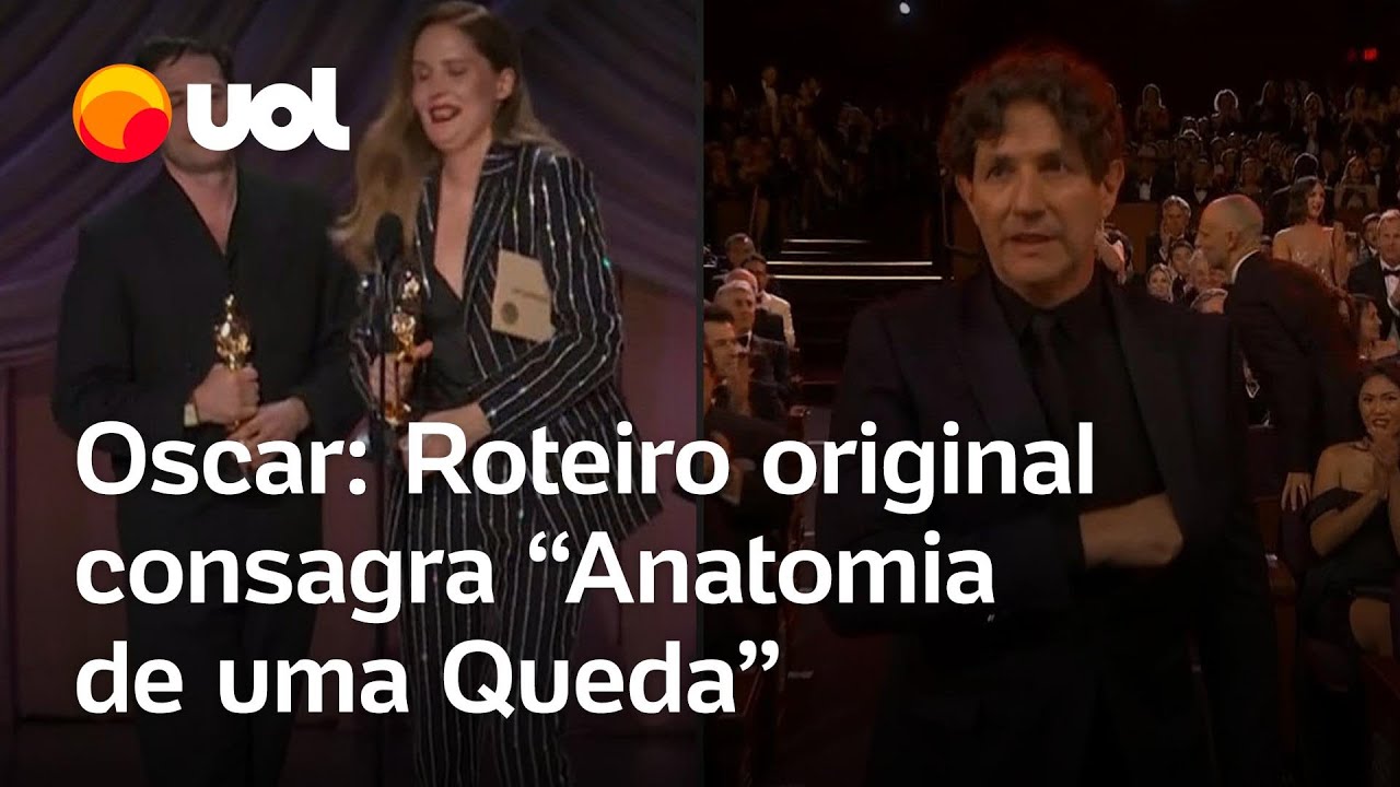 Oscar 2024: Anatomia de uma Queda ganha melhor roteiro original; veja mais filmes premiados