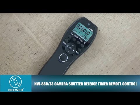 How To Setup The Neewer NW 880 Camera Timer Remote Control  Photography Tips