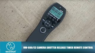 How To Setup The Neewer NW 880 Camera Timer Remote Control  Photography Tips