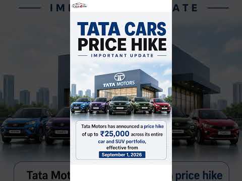 Tata Cars Price Hike From September 1, 2026! ?