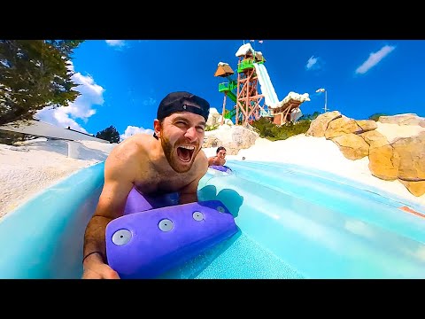 A Day At Disney’s Blizzard Beach Water Park In 2023! POV OF ALL Water Slides And Must Try Food!