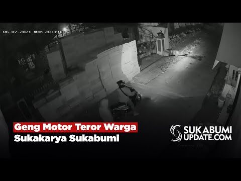 Geng Motor Teror Warga Sukakarya Sukabumi
