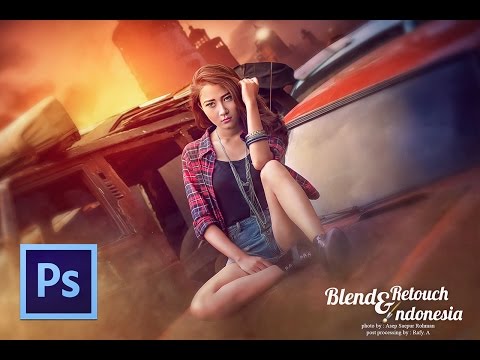 Smudge Painted Look Photo Effects Photoshop Tutorial Processing