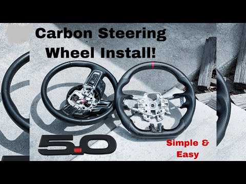 How To Install Steering Wheel 2015-2021 Mustang S550!!! Made Simple!