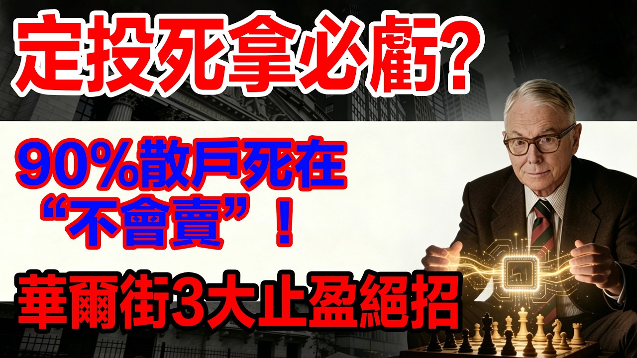 定投ETF賺多少該賣？90%散戶死在“不會賣”！揭秘華爾街3大「動態止盈法則」，利潤多賺30%！