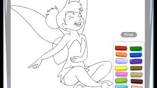 Free Tinkerbell Coloring Pages For Kids - Tinkerbell Coloring Pages