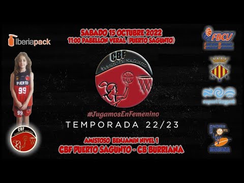 Videohighlights Benjamín CBF Puerto Sagunto - Cb Burriana (AMISTOSO 22-23)
