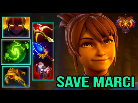 [ Marci ] CARRY SAFELANE - UNLEASH HIDDEN SKILL - BEST CARRY BUILD - INTENSE TEAM FIGHT