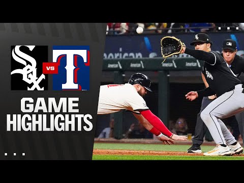 White Sox vs. Rangers Game Highlights (6/13/25) | MLB Highlights