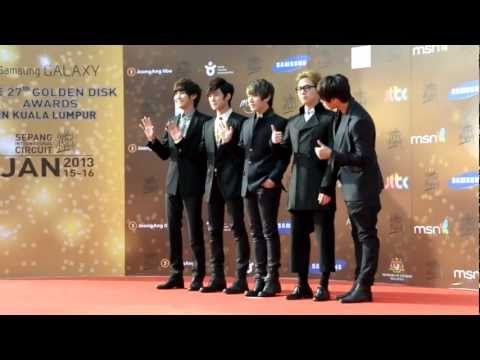 [HD] FT ISLAND - Red Carpet 27th Golden Disk Awards Day 1