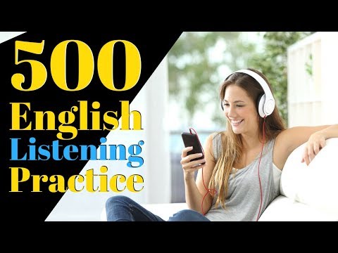 500 English Listening Practice 😀 Learn English Useful Conversation Phrases