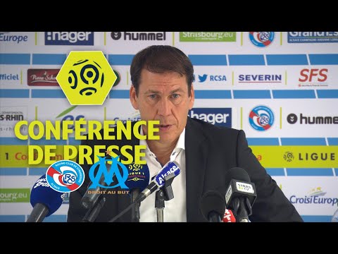 Conférence de presse RC Strasbourg Alsace - Olympique de Marseille (3-3) / 2017-18