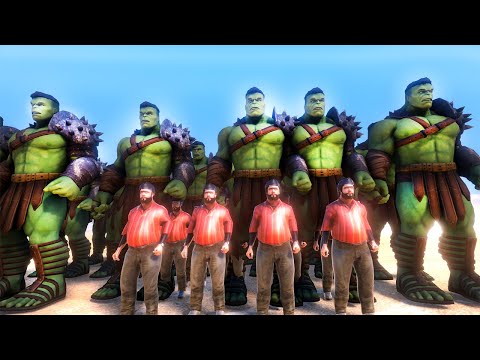 YEŞİL DEV HULK VS RECEP İVEDİK ORDUSU 😱 - Süper Kahraman Dövüşleri