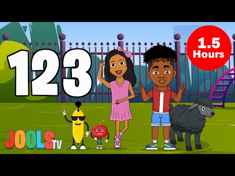 Counting Songs | Hip Hop Songs for Kids & Trapery Rhymes | 1.5 Hour Playlist | Jools TV