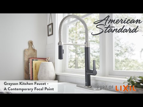 Grayson Semi-Professional Single-Handle Kitchen Faucet // MATTE BLACK // YouTube Video