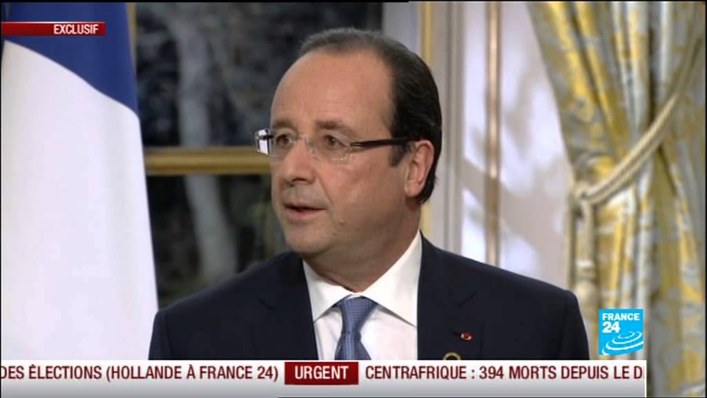 François Hollande en entretien exclusif à FRANCE 24, RFI et TV5 Monde