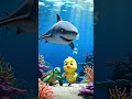 Can A Tiny Chick Save A Sea Turtle From A Shark Pixar Style Short Film