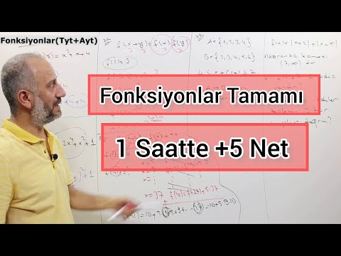 1 Saatte Fonksiyonlar Tamamı | +5 Net #öğrenmegarantili