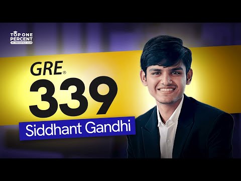 Siddhant - GRE Testimonial