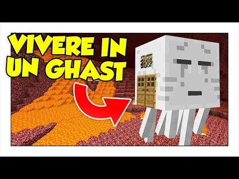 COME VIVERE DENTRO UN GHAST! - Minecraft ITA