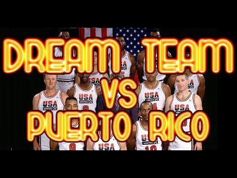 THE DREAM TEAM vs PUERTO RICO | JUNE 4TH, 1992 | PORTLAND, OREGON, USA
