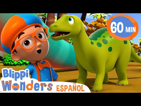El dinosaurio más grande | Blippi Wonders | Caricaturas para niños