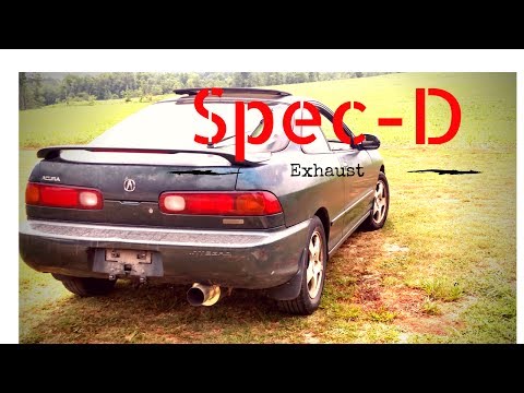 ride with the spec-d exhaust in my Acura Integra