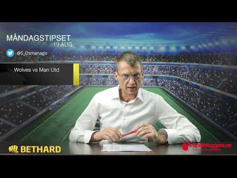 Speltips: Wolverhampton - Manchester United & Helsingborg - IFK Göteborg 19/8