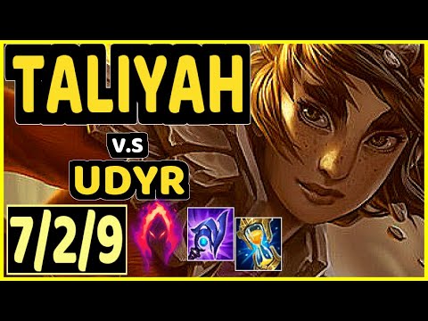 TALIYAH vs UDYR - 7/2/9 KDA JUNGLE GAMEPLAY - EUW Ranked GRANDMASTER