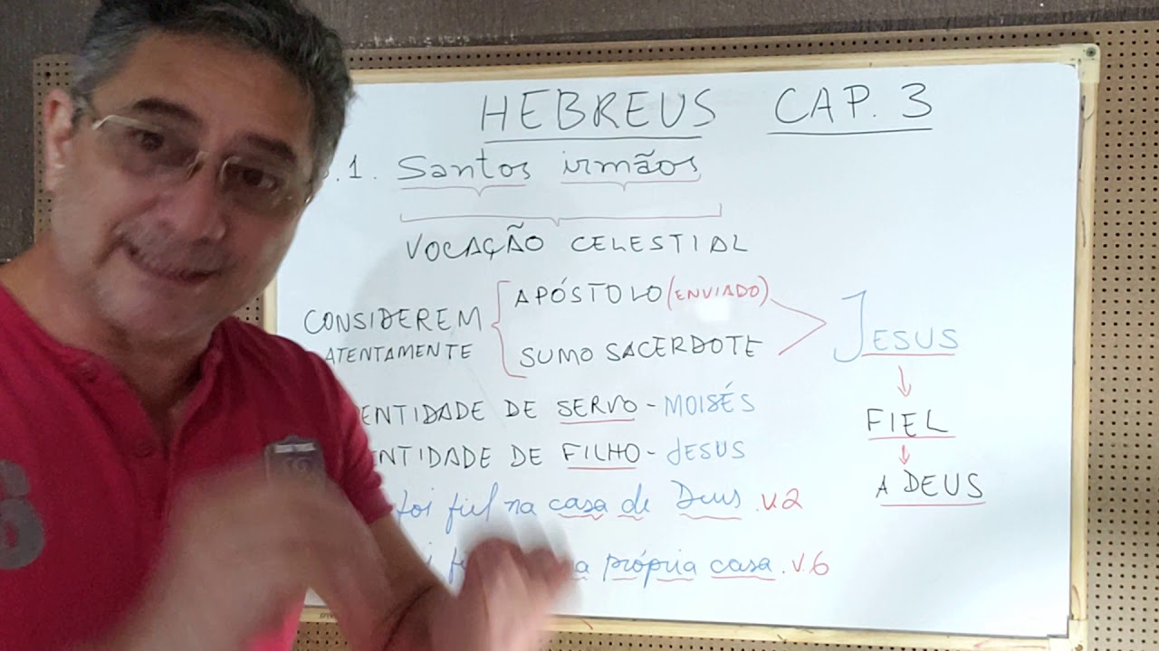HEBREUS 3. 1-6. CRISTO É SUPERIOR A MOISÉS.