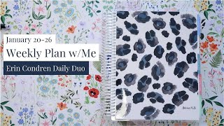Weekly Plan With Me | Erin Condren Daily Duo