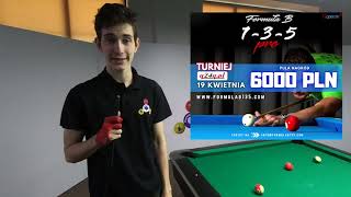 Zaproszenie do Turnieju Formuła B 1-3-5 PRO