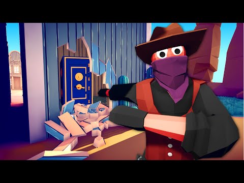 A Wild West Bank Robbery - Totally Accurate Battle Simulator (TABS)