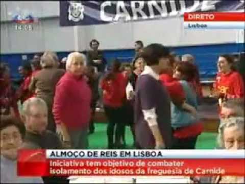 Almo&ccedil;o de Reis em Carnide que juntou 500 idosos