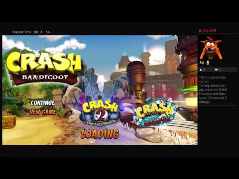 Crash Bandicoot N Sane Trilogy Livestream