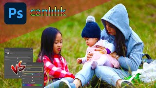 Photoshop Fotoğrafa Canlılık (Vibrance) Vermek