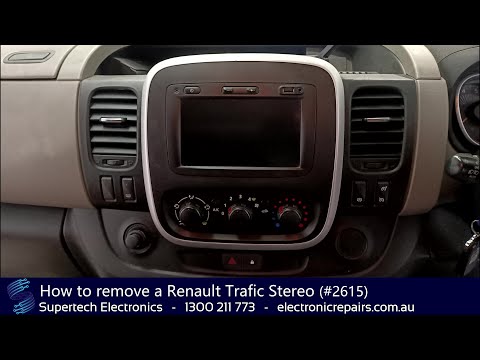 How to remove a Renault Trafic Stereo (#2615)