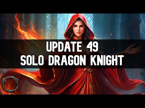 ESO U49 - Solo One Bar Magicka Dragonknight Build! 🔥 (NO SUBCLASS)