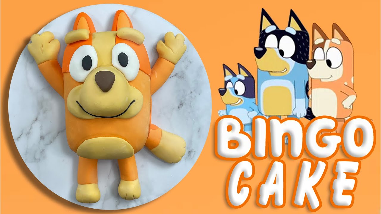EASY BINGO CAKE - BLUEY (How To) - YouTube