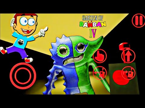 Garten of Banban 4 Mobile Game | Shiva and Kanzo Gameplay