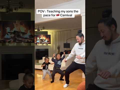 You won’t catch my boys unprepared! Carnival training has commenced 🇹🇹 #fyp #dance #korea #shorts